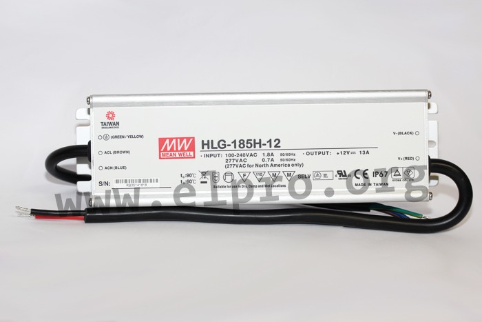 MEAN WELL HLG-185H-42B LED Power Supply Driver