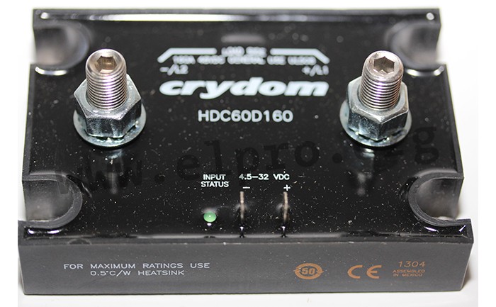 Crydom Crydom solid state relays, 120 to 160A, 48 to 150V, MOSFET output, DC ...