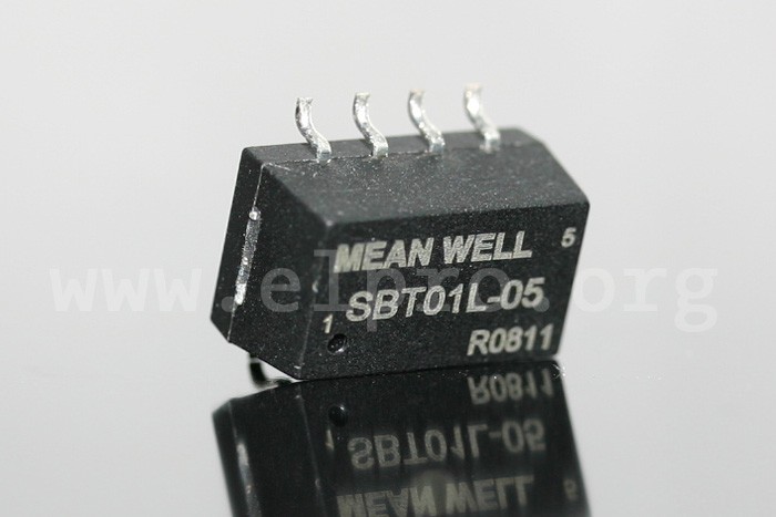 Mean Well DC DC Wandler 1W SMD 8 polig SBT01 Serie Elpro Elektronik