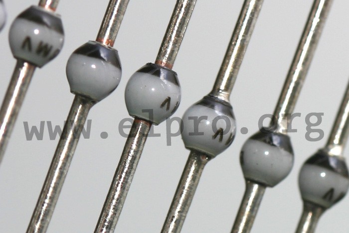 5 Pièces Diodes Avalanche BY269TR SOD-57 VISHAY - Neuf En Emballage D'origine