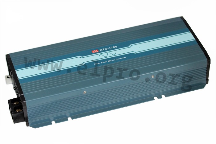 Mean Well DC AC Converters 1700W Pure Sine Wave NTS 1700 Series Elpro Elektronik