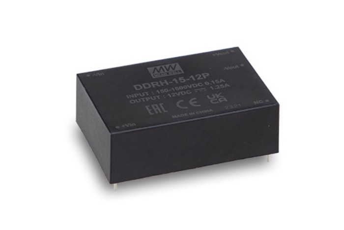 Mean Well DC/DC converters, 15W, PCB, DDRH-15 series - elpro Elektronik