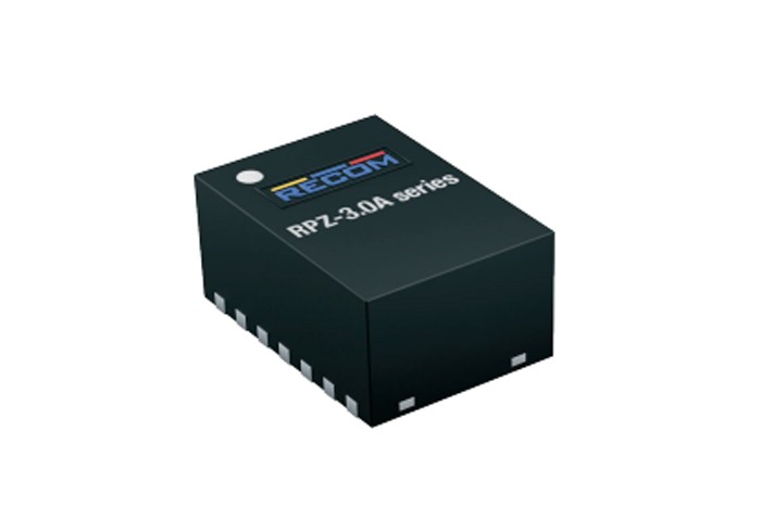 Recom DC/DC switching regulators, 3A, QFN housing, RPZ-3.0A-R series ...