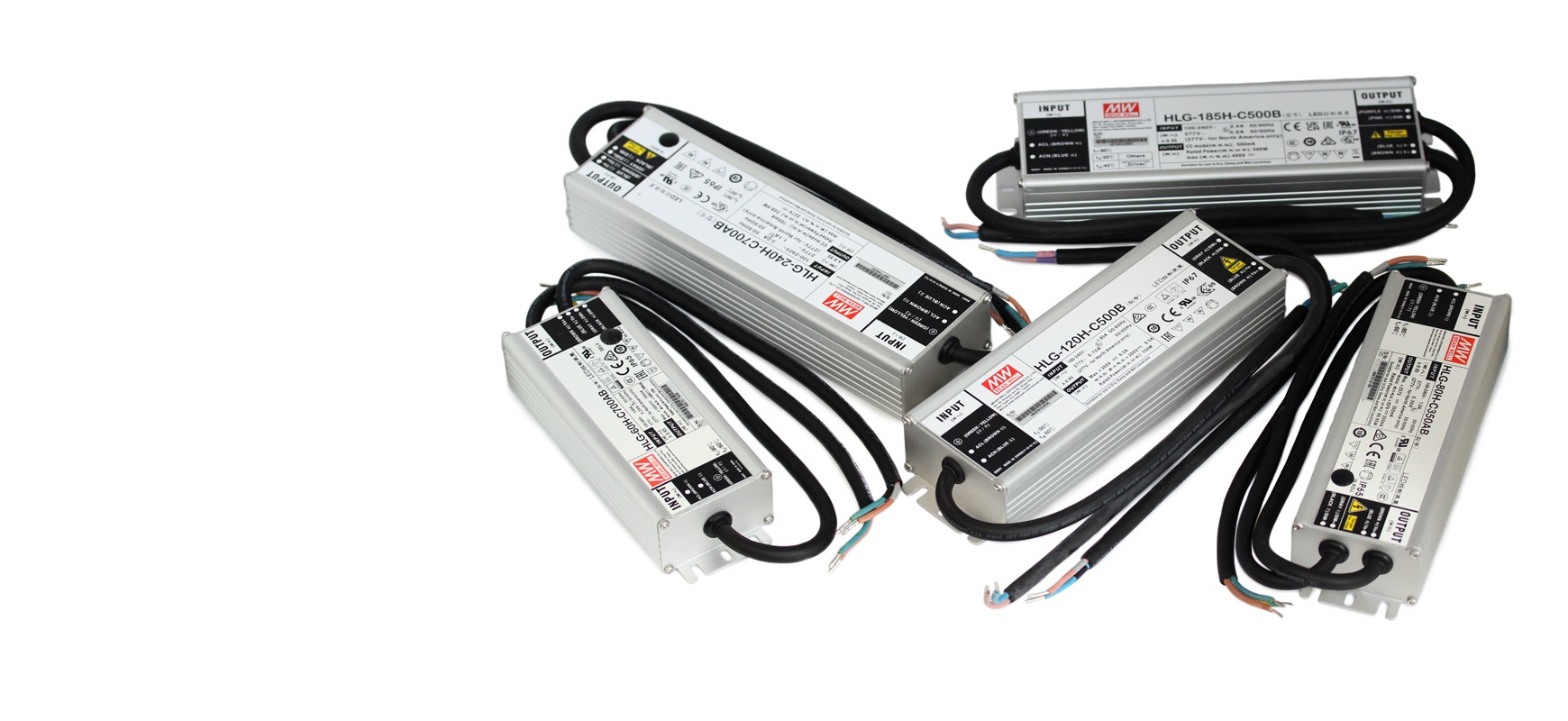 Mean Well LED-Netzteile der Serie HLG-240H-C