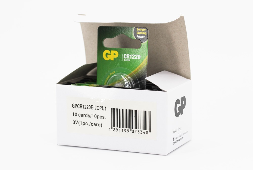 GP Batteries button cell series CR