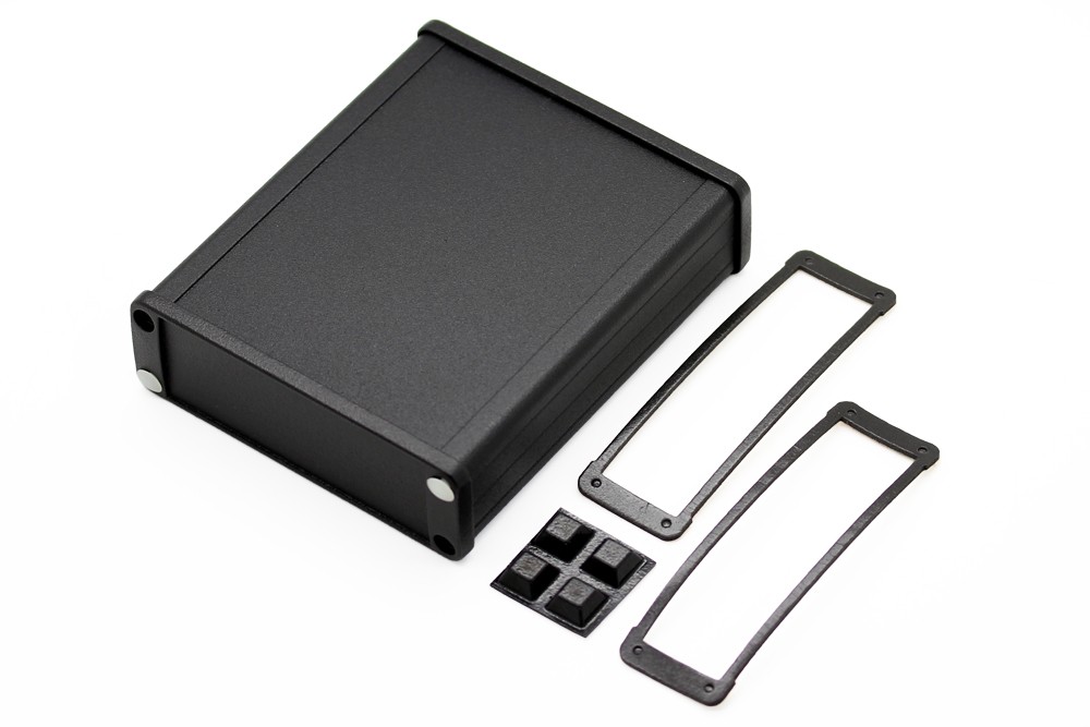 Hammond diecast extruded aluminium enclosure 1457L1201BK